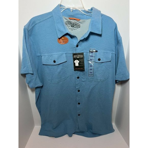 Field & Stream Knit Guide Button up Shirt Size XXL  $60MSRP - Picture 1 of 4